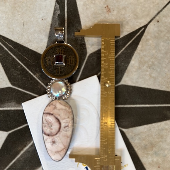 Sajen 925 Silver Pendant with Various Stones - Picture 5 of 5